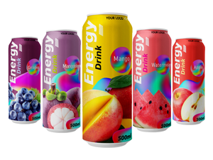 Boisson énergétique à faible teneur en sucre avec caféine pour le sport – Certifiée, stimule l'énergie - Product Image 1