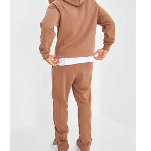 เสื้อฮู้ดลำลองแขนยาวสำหรับผู้ชายเสื้อฮู้ดลำลองผ้าฝ้าย460 2ชิ้นสำหรับฤดูใบไม้ร่วงและฤดูหนาว - Product Image 4