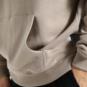 เสื้อกันหนาวมีฮู้ดสำหรับผู้ชายเสื้อกันหนาวมีฮู้ดแนวสตรีทของผู้ชายโลโก้ตามสั่ง - Product Image 4