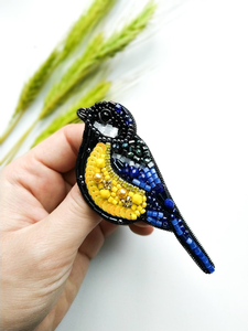 Conception de serpents Broches de broderie de perles de rocaille faites à la main Perles de rocaille de conception personnalisée et broches brodées Broches perlées - Product Image 3