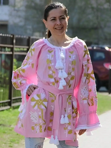 High Quality Custom Vintage Boho Print Maxi <b>Dress</b> <b>for</b> <b>Women</b> Full-Sleeve Lace Embroidery & <b>Ruffle</b> <b>for</b> Beach Vacations - Product Image 5