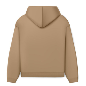 <b>Men's</b> Winter 100% Cotton Oversized Drop Shoulder Fleece Sweatshirt Hoodie Soft Warm Embroidered Casual Wholesale OEM Service - Product Image 2