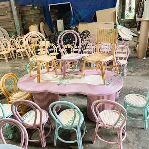 Sillas de ratán de diseño moderno de nueva tendencia 2024 para niños para la relajación del tiempo de juego para uso en la cocina de la sala de estar al aire libre a un precio - Product Image 5