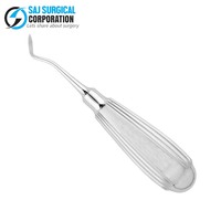 Ensemble d'élévateurs dentaires manuels en acier inoxydable de qualité supérieure, réutilisables et sûrs pour l'extraction dentaire et les procédures de chirurgie buccale