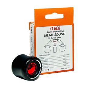 Mini altoparlante esterno del Bluetooth, cerchio del suono superiore portatile, lega di alluminio, per il dispositivo universale del telefono cellulare - Product Image 1