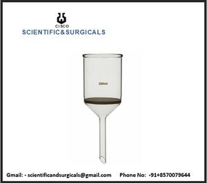 Disco sinterizado de embudo Buchner de vidrio de borosilicato de alta calidad para uso en laboratorio, suministro educativo de gran venta, alta porosidad - Product Image 4