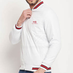 Chaqueta Bomber de Último Diseño para Hombre, Hecha de Nailon/Poliéster, Resistente al Viento, con Cuello Alto y Logotipo Frontal, Venta al Por Mayor - Product Image 2