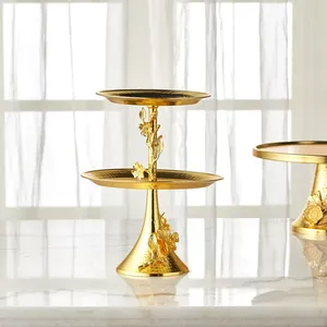 Handmade <b>Metal</b> Cake Stand for Luxury Dessert Display Modern Table Decor resin <b>epoxy</b> mold made by Zahid Exports - Product Image 4