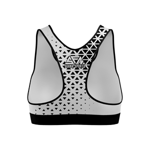 Ensemble de soutien-gorge et short de sport de compression respirant à haute élasticité pour femmes à séchage rapide 2 pièces Active Gymwear Seamless Design - Product Image 2