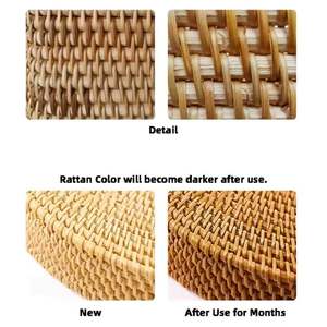 Handmade Rattan <b>Charger</b> Wholesale Eco Friendly Lightweight Decorative Durable <b>Plates</b> Perfect for Hotels and Dining Decor - Product Image 2