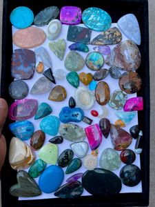 เครื่องประดับวินเทจคุณภาพสูงของผู้หญิงทำด้วยมือจากคอลเลกชันส่วนตัวของฉันหินธรรมชาติผสมอัญมณีหลวมไอเดียของขวัญที่สมบูรณ์แบบ - Product Image 1