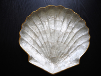 Plaque Capiz coquille de mer pour la décoration de la maison accessoires décoratifs Accents, décoration de terrasse pour le salon