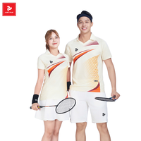 Polo unisexe de haute qualité, tendance et respirant, pour hommes, femmes et adultes, idéal pour le pickleball, le tennis et le badminton, séchage rapide et léger.