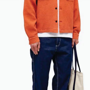 Chemises gaufrées vierges à la mode pour hommes-durables, confortables et parfaites pour une tenue décontractée et une personnalisation - Product Image 5