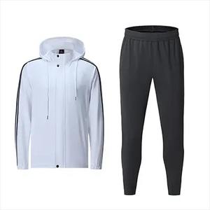 Logo personnalisé coupe-vent survêtement hommes tenues polyester fermeture éclair sublimation sport hommes survêtements respirant - Product Image 4