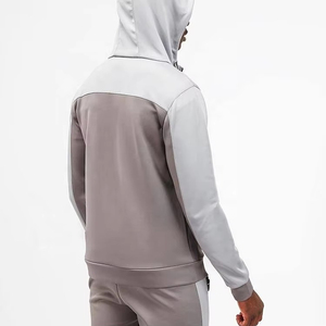 Vêtements de sport en polaire respirante pour hommes au meilleur prix, survêtement de jogging à capuche de haute qualité personnalisé, survêtement à motif solide - Product Image 4