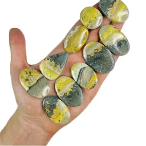 Bán buôn Top Grade tự nhiên Bumble Bee jasper đá quý hỗn hợp Cabochon cho DIY trang sức làm có sẵn trong tùy chỉnh kích thước và hình dạng