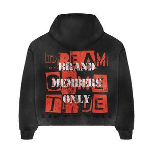 <b>Hip</b> Hop Style Black Color Premium Quality Puff Printed Two Piece Sets Zipper Hoodie & Flare Trouser Sweat Suits <b>For</b> Men's - Product Image 3