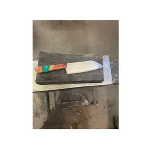 Cuchillos de madera y resina de 8 pulgadas en acero damasco de alta calidad con resina y mango de madera al mejor precio - Product Image 1