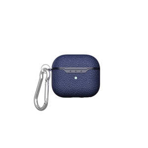 Étui pour Air-Pods 4 Netzy bleu marine, coque de protection en TPU silicone antichoc pour écouteurs sans fil - Product Image 1