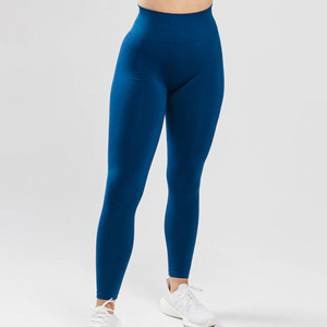 Mallas de Yoga de cintura alta personalizadas para niñas, ropa deportiva al por mayor, pantalones de Yoga deportivos de alta calidad para mujeres, mallas - Product Image 6