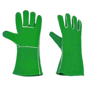 Guantes de seguridad industrial de cuero dividido de piel de vaca Premium de alta calidad Características de protección de manos para soldadura - Product Image 6