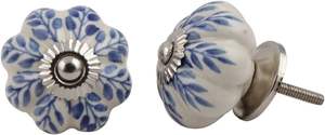 Antique CO Hand Painted Ceramic Round Cabinet Knobs CB04 Model 40x75mm for Cabinet <b>Hardware</b> Packaged in Box Bulk Business - Product Image 3