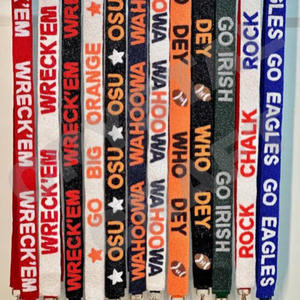 CRYSTAL CRAFT Georgia Bulldogs Perles de verre Couleur personnalisée Sangle de sac à main Taille personnalisée Logo Accessoires à usage quotidien - Product Image 6