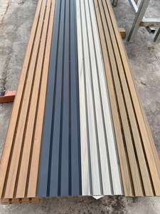 Pannelli Murali Esterni Impermeabili in Composito <span class=keywords><strong>Legno</strong></span>-Plastica (WPC) Pannello a Doghe Co-estruso per Soffitto <span class=keywords><strong>Rivestimento</strong></span> Esterno in PVC Effetto <span class=keywords><strong>Legno</strong></span> - Product Image 3