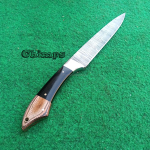 Couteau de chef japonais Sujihiki en acier Damas à lame pleine longueur pour la découpe en cuisine, ensemble de couteaux de chef Petty, manche personnalisé, écologique - Product Image 4