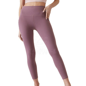 New Design High Quality Women Yoga Legging Solid Pants Quick Dry Breathable Lightweight High Waist Spandex/Nylon Best Selling - Product Image 1
