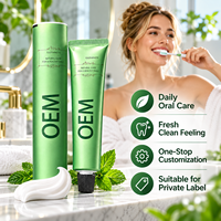 Emballage personnalisé OEM en aluminium et plastique pour tubes de dentifrice, compatible avec l'impression offset et les couleurs personnalisées, capacité 30-400 ml