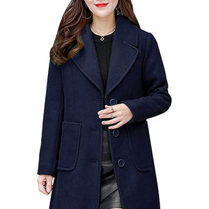 Maxi long femmes ceinture chaud épais respirant vêtements de travail vêtements d'extérieur décontracté matelassé Long manteau hiver à manches longues col tournant - Product Image 4