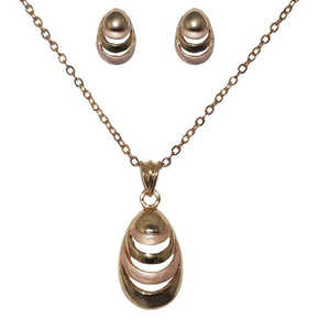 Juego de colgantes de aleación de zinc de estilo religioso Urthn, hexágono chapado en oro 1201703 y patrón de números para la fabricación de joyas - Product Image 1