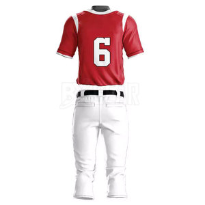 Uniforme de béisbol de equipo hecho de poliéster 100% con Jersey y pantalón cómodos disponibles a precio duradero - Product Image 4