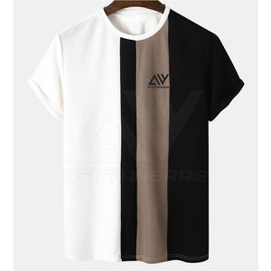 Camiseta de Algodón de Alta Calidad para Hombre, Corte Regular, Personalizable OEM, Manga Corta, Tejido de Microfibra, Temporada de Verano, Secado Rápido - Product Image 1
