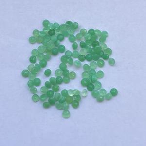 4 มม.6 มม.8 มม.สีเขียวธรรมชาติChrysoprase FacetedรอบตัดอัญมณีหลวมDIYสําหรับเครื่องประดับทําจี้แหวนต่างหูยอดนิยม - Product Image 1