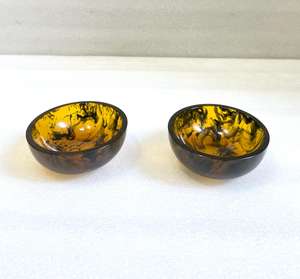 Bol de service design en résine époxy mélange de salade de desserts alimentaires pour la maison salle à manger décorative vaisselle de table bols en résine - Product Image 2