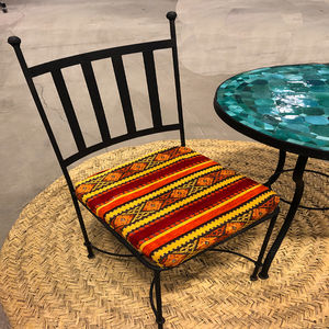 Chaises en fer forgé marocaines faites à la main, sièges de luxe en fer forgé pour l'extérieur et l'intérieur, pour jardin, patio, café, hôtel, fer forgé sur mesure - Product Image 1