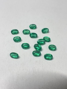 Esmeraldas Colombianas Cultivadas en Laboratorio, Corte Pera, Octágono, Ovaladas, Piedras Preciosas Sueltas para Joyería, Esmeraldas Hidrotermales 6x4 5x7 6x8 7x9 8x10 - Product Image 2