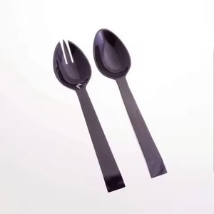 Juego de Cubiertos para Ensalada de Metal y Madera Ecológicos de Color Personalizado, Aptos para Lavavajillas, Utensilios de Cocina - Product Image 6