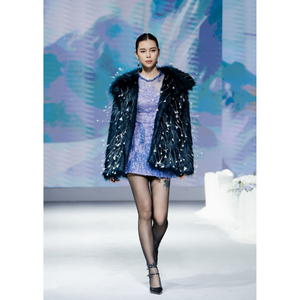 ENZO & LEO Ice Melt Coat Elegante abrigo de moda de piel sintética Premium Look elegante de la marca local Vietnam - Product Image 4