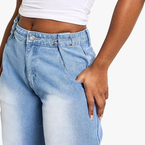 Jeans de Mezclilla Casuales para Mujer, Venta al por Mayor, Nuevo Modelo, Diseño Personalizado de Fábrica - Product Image 6