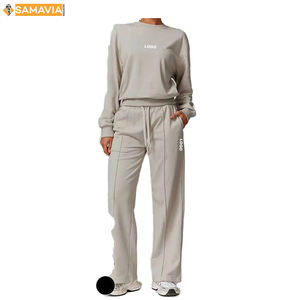 Ensemble de survêtement SAMAVIA imprimé, coupe régulière, manches longues, 100% coton, avec design 2 en 1, séchage rapide et respirant, vêtements de sport - Product Image 3