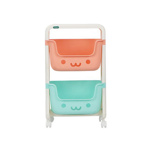 HOKORI 5576-2 Étagère de rangement en forme d'ours avec roulettes à 360° Organisateur multi-niveaux pour chambre d'enfant - Product Image 2