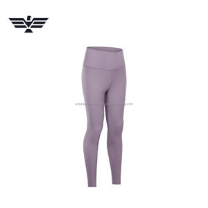 Meilleurs ensembles de vêtements de sport pour femmes de haute qualité, pantalons de yoga à taille haute élastique, en spandex/nylon, extensibles et respirants - Product Image 4