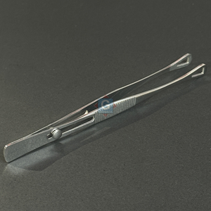 Pince à épiler fendue Pennington standard outil de perçage corporel polyvalent avec matériau en acier durable coulissant à verrouillage facile - Product Image 5