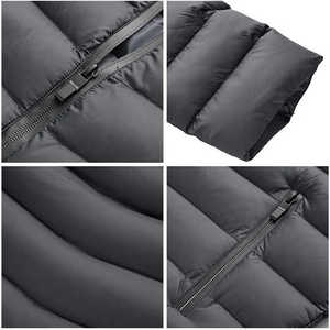 Col montant hiver nouveaux hommes doudoune décontracté chaud épaissir doudoune hommes doudounes imperméable solide dernière mode - Product Image 5