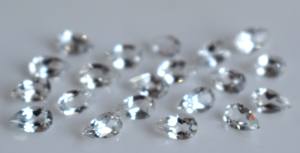 Topaze blanche naturelle taille poire 5x8mm facettée - Topaze blanche taille poire en vrac - Product Image 6