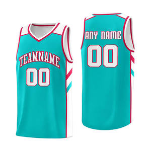 Nuevo diseño de camisetas de baloncesto transpirables de secado rápido para niños, Camiseta deportiva para jóvenes con pantalones cortos, nueva camiseta de baloncesto para hombres - Product Image 2